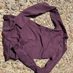 Purple Long Sleeve Lululemon Top